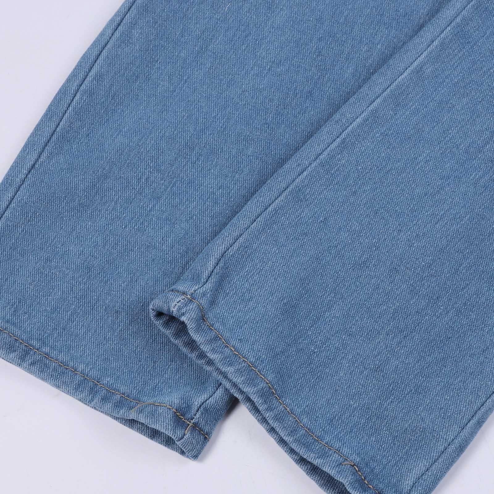 Peto para mujer, pantalones de trabajo azules, mono para mujer, de verano, largo, elegante, vaquero, elástico, de pierna recta, pantalones vaqueros con tirantes ajustables, pantalones vaqueros largos
