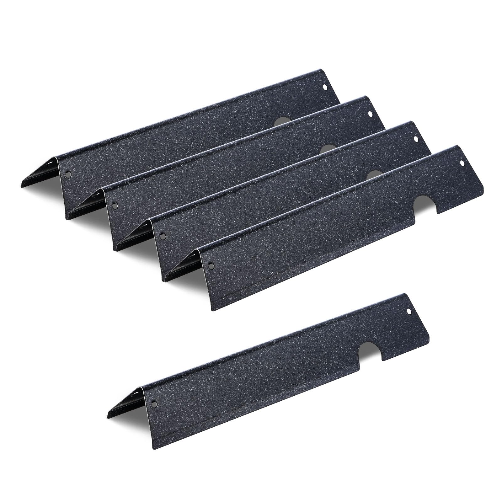 VEVOR Flavorizer Bars, 44cm Grill Replacement Part, for Weber Genesis ll 310 315 335 340, E/S 325s, ES/SX 325s, E/S 335, EX/SX/EPX-335 Grills, Porcelain-enameled Steel Thicker Heat Plate, 5 Pack