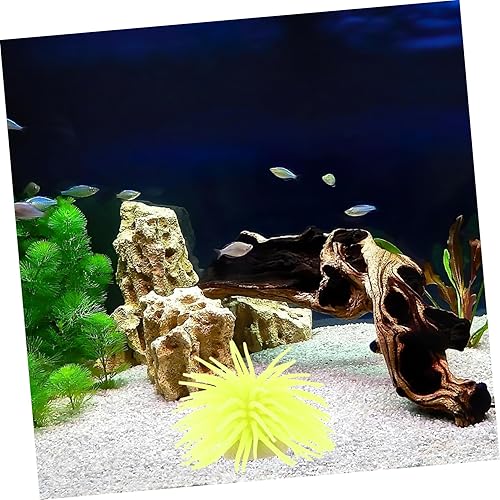Miniatura 8 de Didiseaon 4 unids Decoración Falso Mar Coral Adorn Fish Tank Paisaje Acuario Suministros Ornamento Subacuático Silicona Coral Acuario Equipo