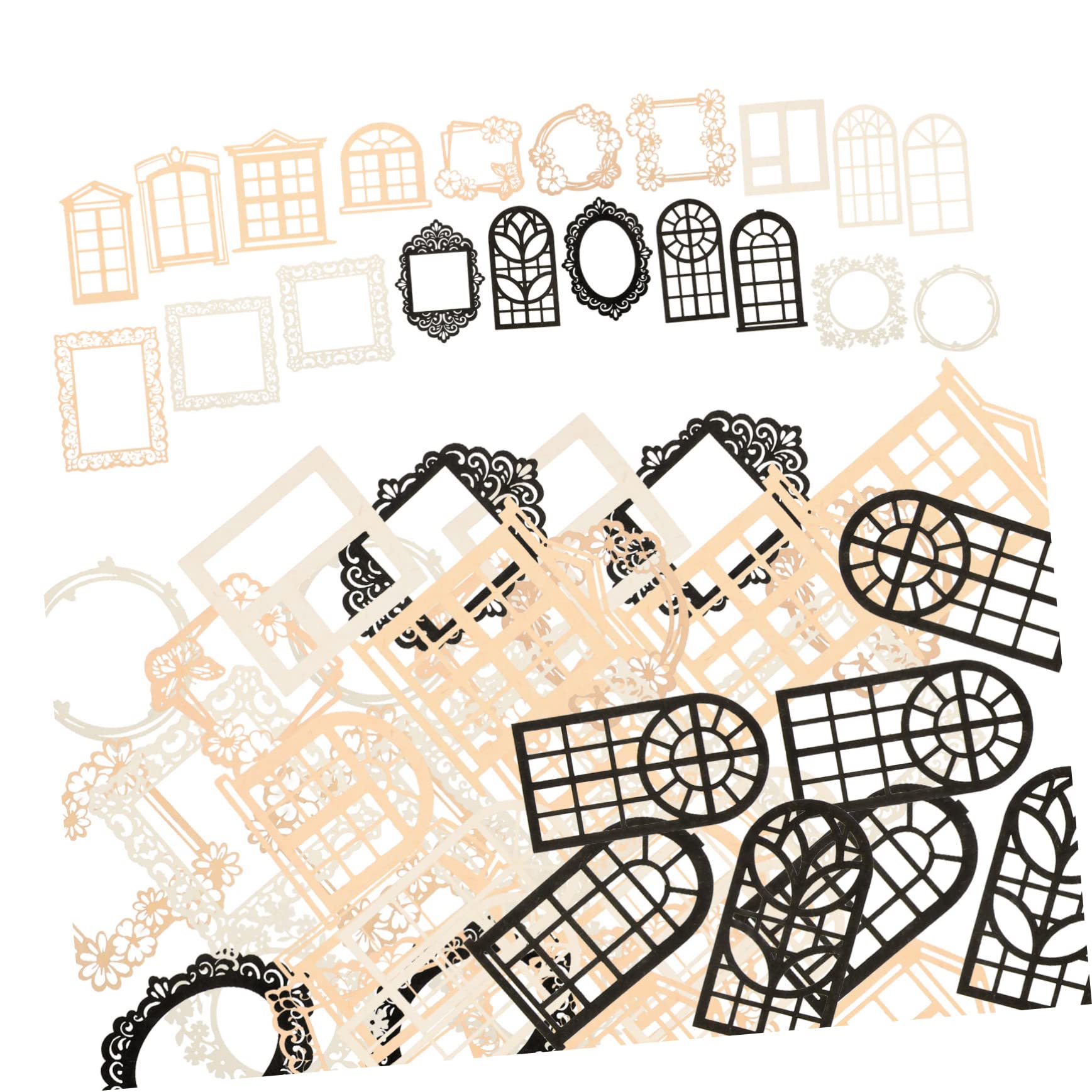 HOODANCOS 200pezzi Per Scrapbooking Materiali Decorativi Per Per Album Fotografici Diverse Fantasie Condividere