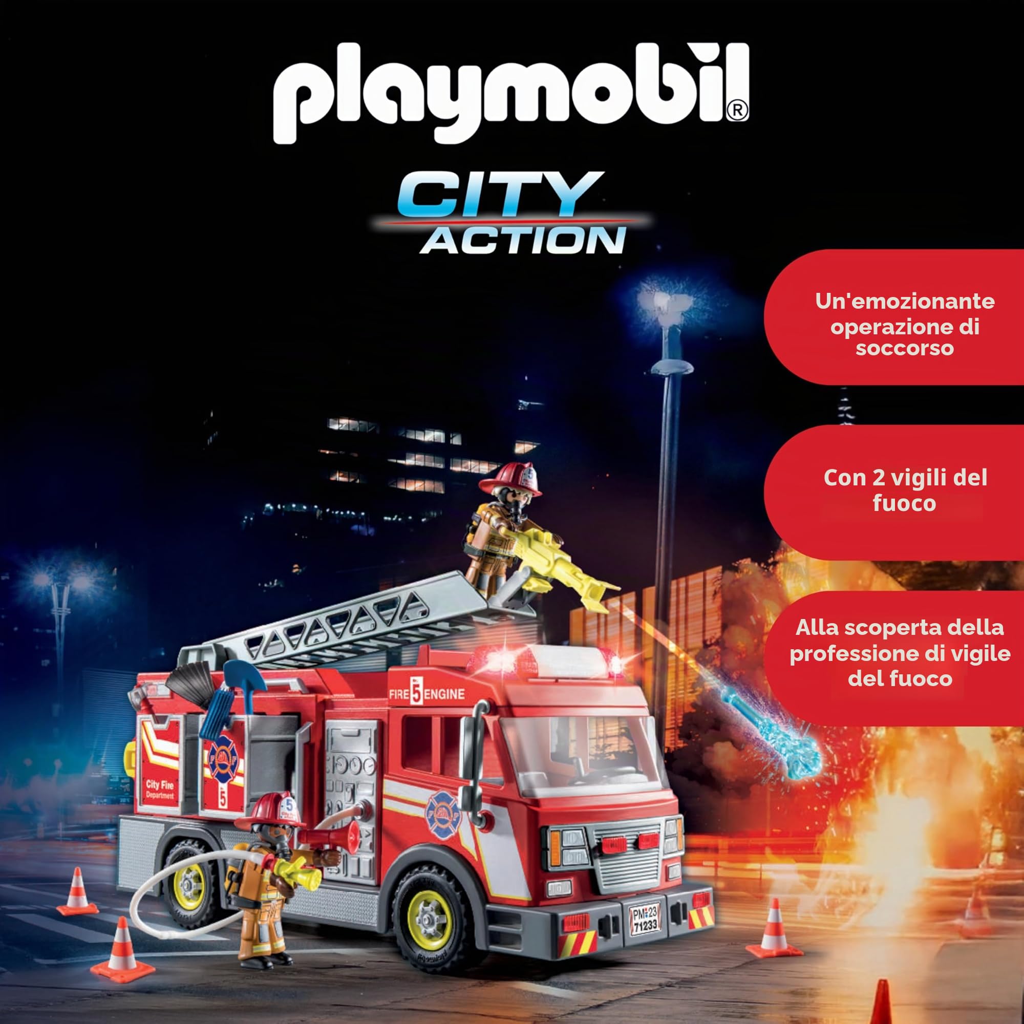 Playmobil 71233 Samochód strażacki