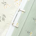 Couverture de couette florale Reine, microfibre brossée 3 pièces Floral Ensemble de lit Reine, motif fleur de jardin Couverture de couettes Reine, avec fermeture zippée, luxe doux respirant Comfy
