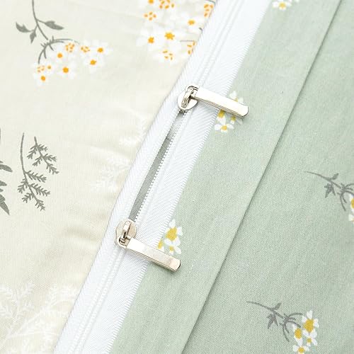 Miniatura 9 de Floarl - Juego de funda de edredón tamaño King, juego de cama de microfibra de lujo, juego de funda de edredón de 3 piezas tamaño King, floral, 1