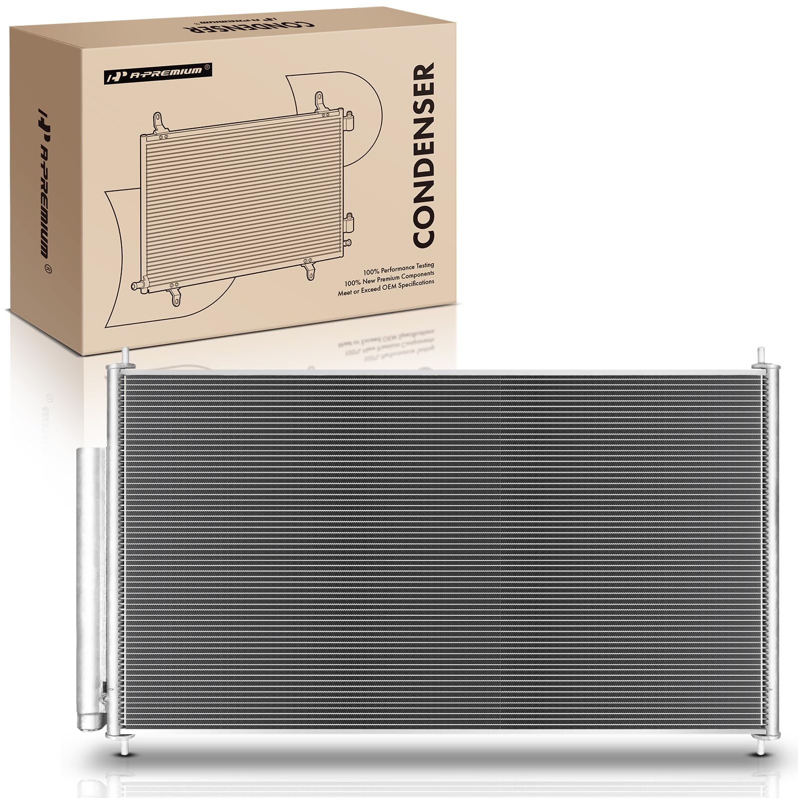 Photo 1 of A-Premium Air Conditioning A/C Condenser Compatible with 2011-2017 Honda Odyssey V6 3.5L, Replace# 80110TK8A01, 80110SK8A01