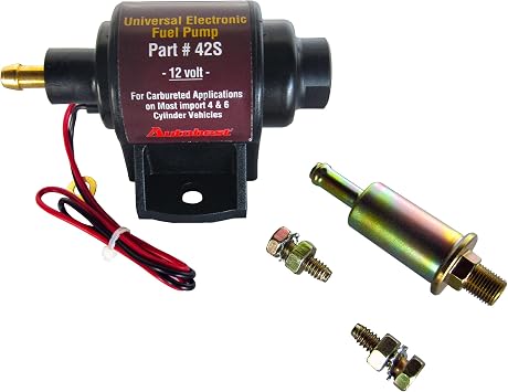 Autobest 42S Externally Mounted Universal Gasoline Electric Fuel Pump