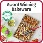 GoodCook 11 x 17-Inch Pane de feuilles divisées non-positionnées – 3-in-1 Cuisinière texturée, cuisson au four, four en acier au carbone résistant aux égratignures & Dîners