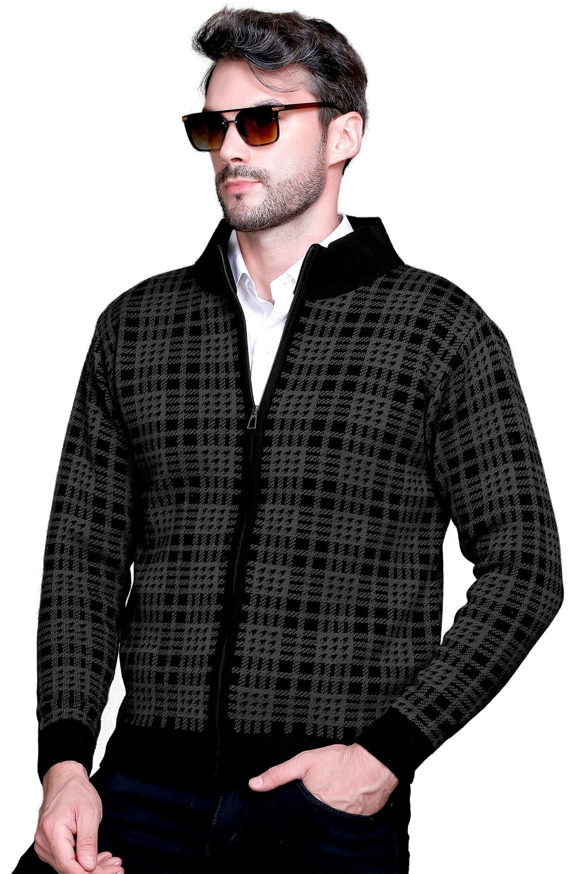 godfrey Turtle Neck Sweater for Men Winter wear Zipper-picture-39