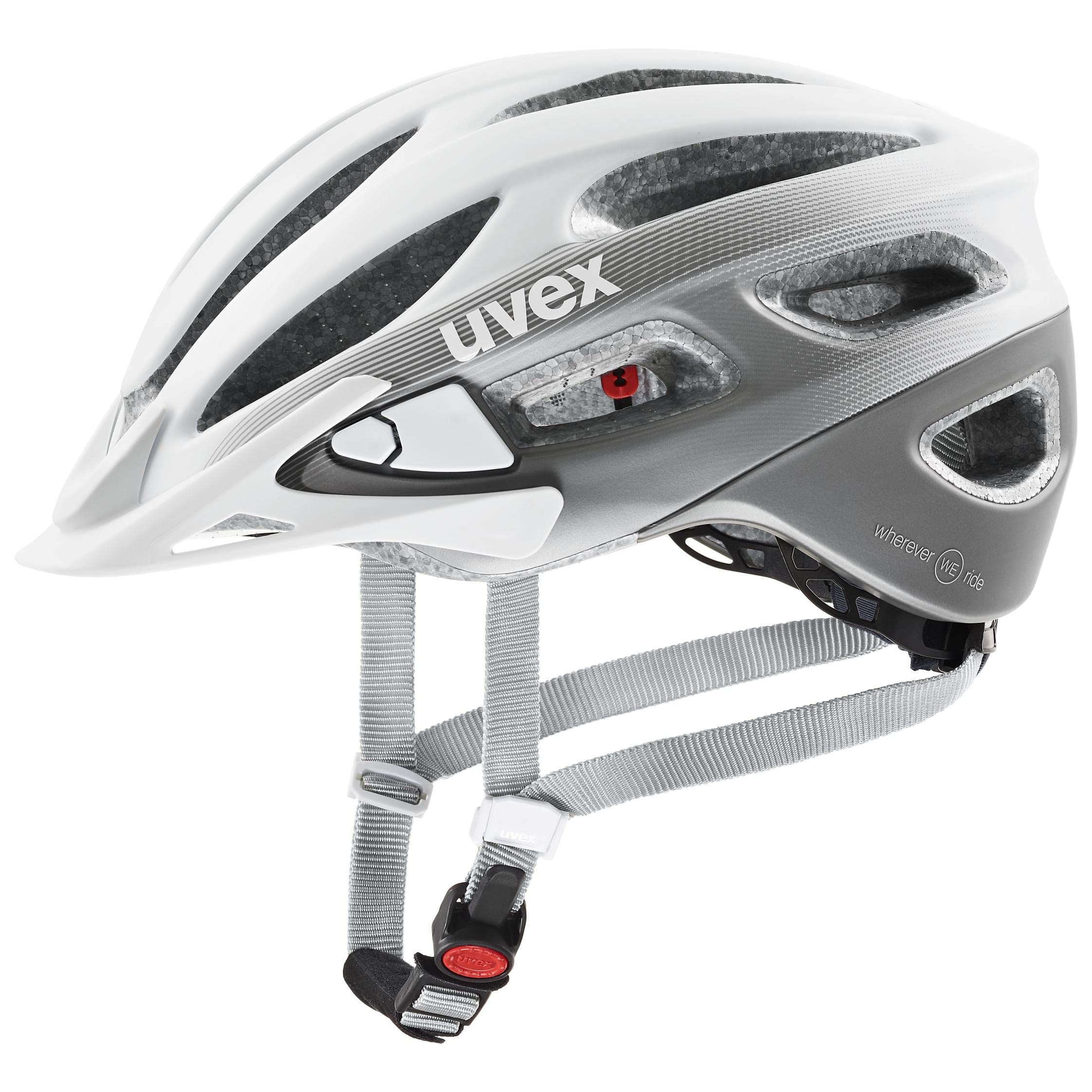uvex True cc Women's Edition - Leichter Allround-Helm fr Damen -  individuelle Grenanpassung - White-Grey - 52-55 cm : Amazon.de: Sport &  Freizeit