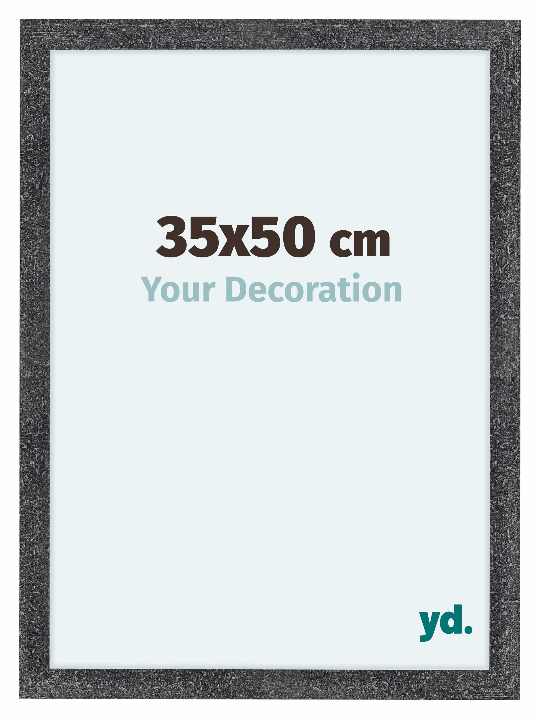 Your Decoration - Picture Frame 35x50 cm - Gray Swept - Decorative Wall Frame in MDF with Antireflection - Frame 35x50 - Como — image 1