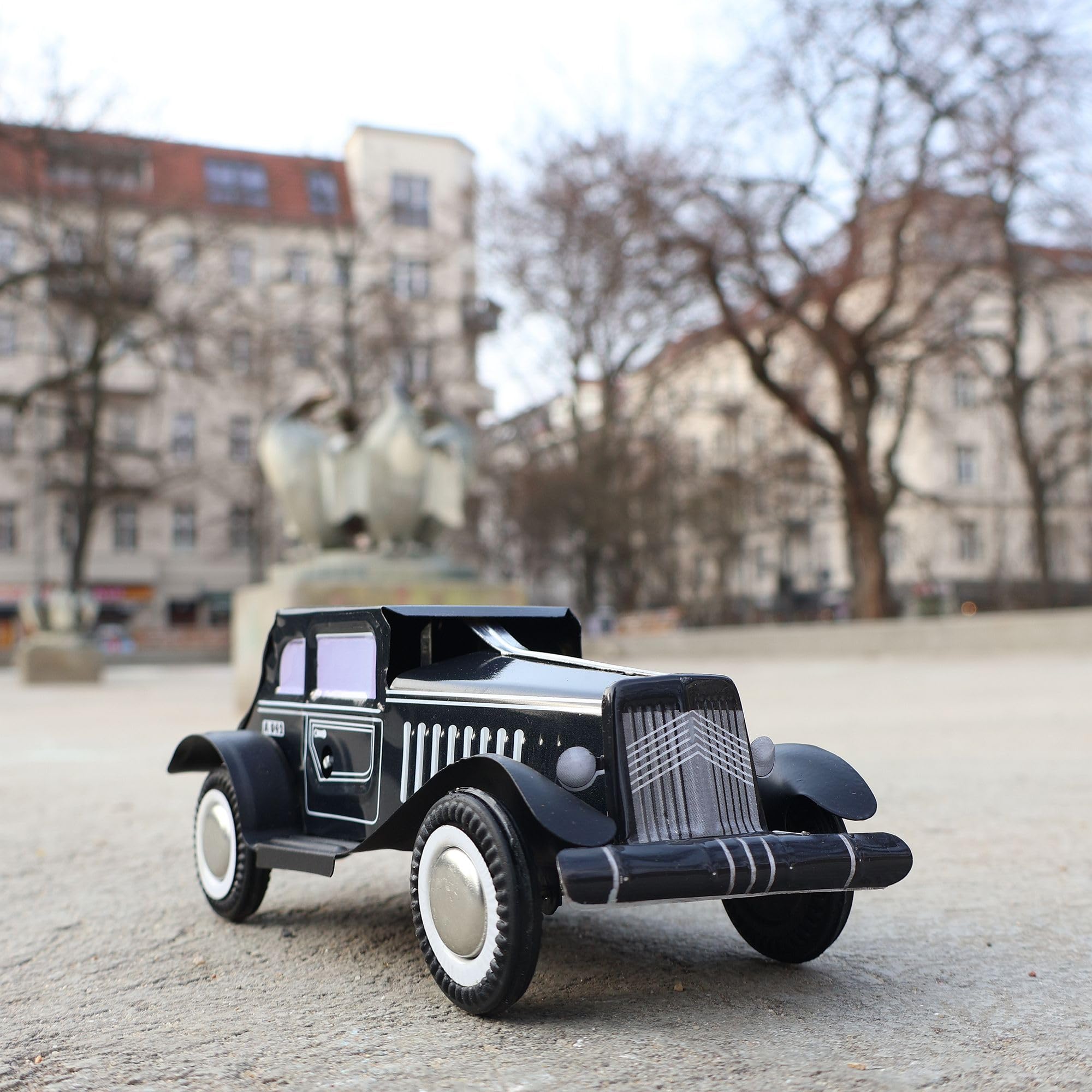 Freak Scene Blaszana zabawka oldtimer samochód gangsterski limuzyna samochód blaszany czarny