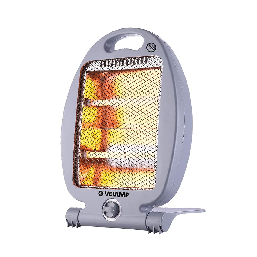 Stufa elettrica al Quarzo 800W. Grigio