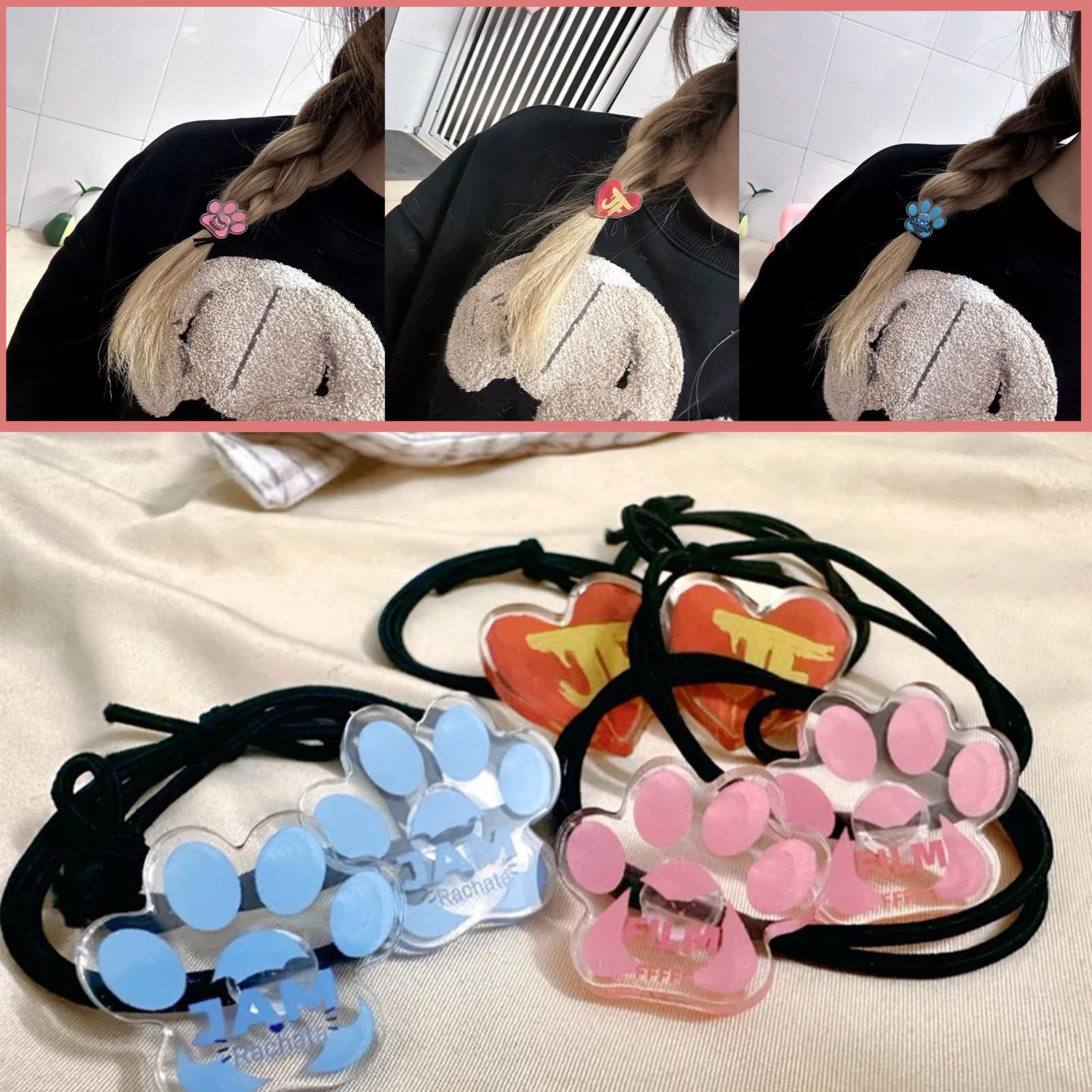 Luxury Brand Custom Hair Tie IMG_4585_1.jpg?v=1631813851&  main image 2