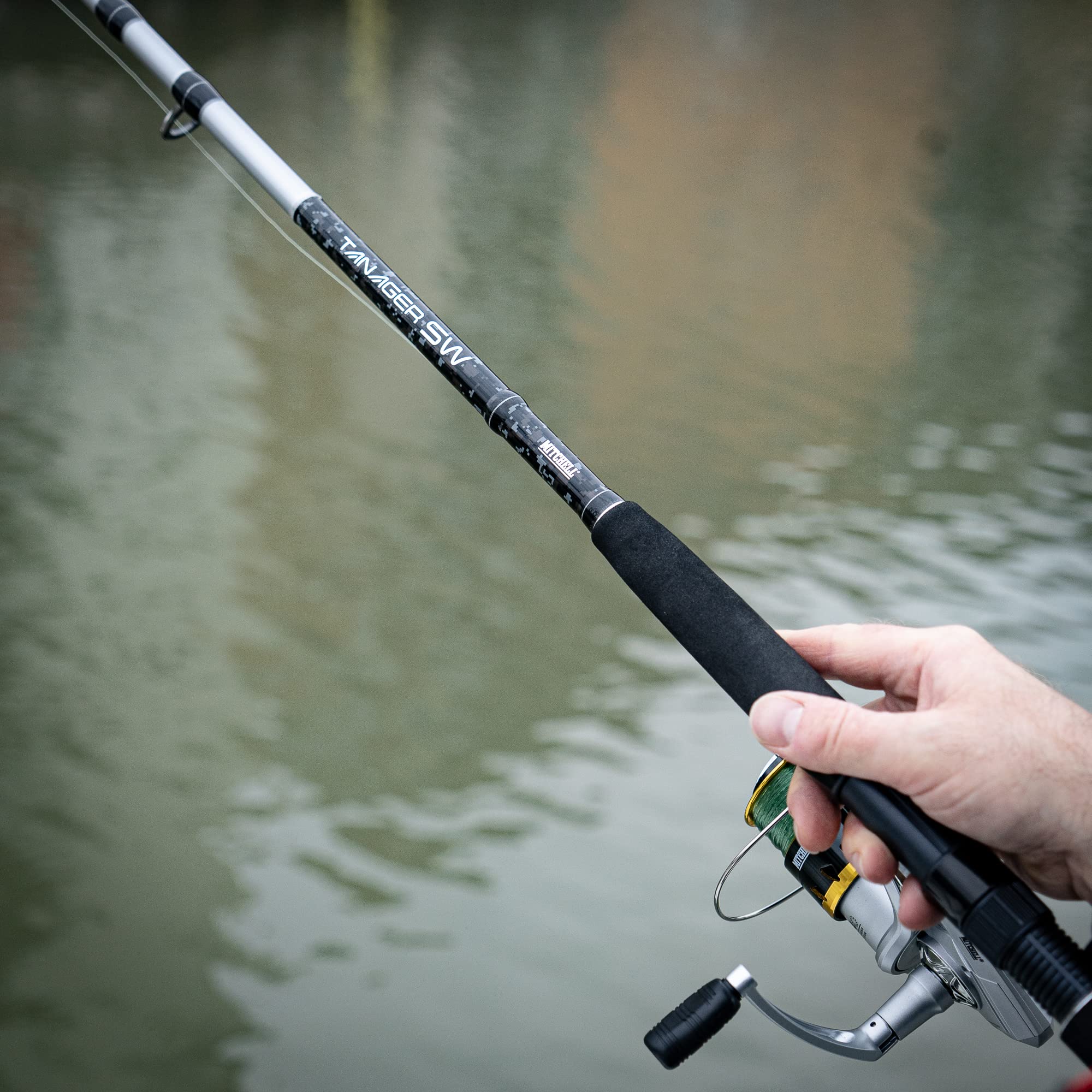 Mitchell Tanager SW para Barco Caña | Blank de Grafito Resistente al Agua Salada y guías SW Proof | Ideal para la Pesca Desde Barco | Bacalao, abadejo y congrio en Agua Salada | 2,70 m, 100-200 g