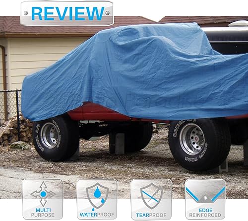 Miniatura 6 de Patio Paradise lona de polipropileno azul para usos múltiples generales., Azul