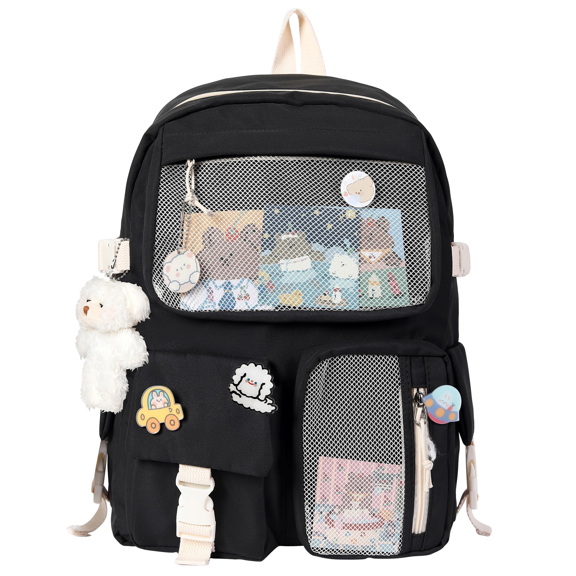 See full amazon price history chart for DIANZHU Kawaii Backpack for Girls Women with Pin Bear Accessories Cute College High School Backpack Laptop Book bag (Black) DIANZHU Kawaii Backpack for Girls Women with Pin Bear Accessories Cute College High School Backpack Laptop Book bag (Black) (B0CZ3LJ77G) Amazon Price History, Amazon Price Tracker