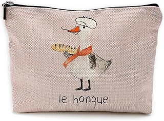 Bolsa de maquillaje gato vaca perro, Pájaro -...