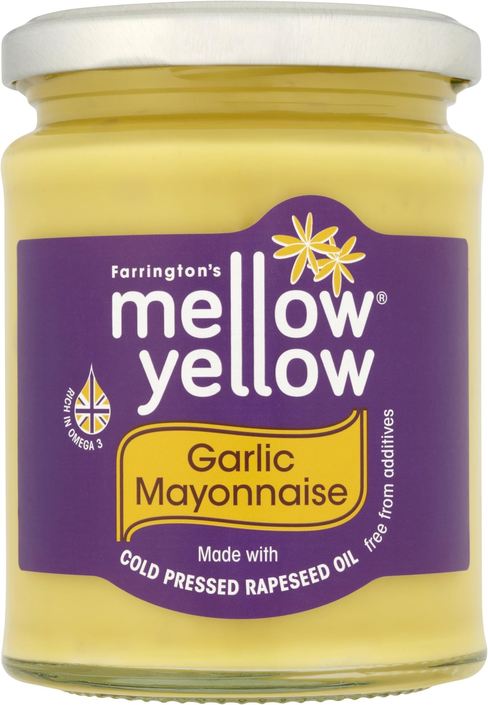 Farrington's Mellow Yellow Garlic Mayonnaise 240 g (Pack of 3)