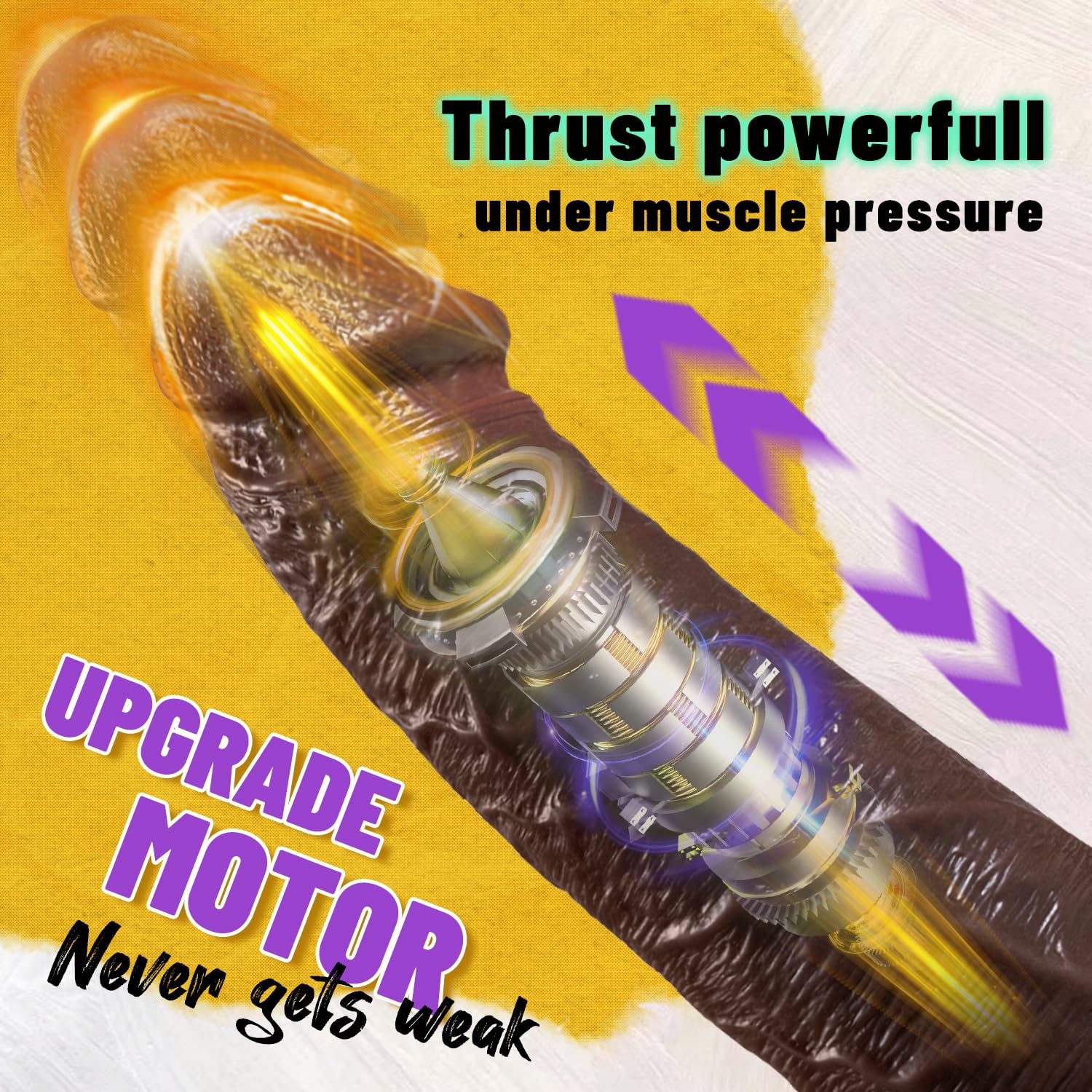 10.43" Thrusting Dildos Vibrator with 6 Thrusting Speeds & 10 Vibrations, Large Realistic Dildo Vibrating Dildo for G-spot Anal Play, Lubisey Big Black Dildo with Remote Control Sex Toys for Women&Men: 10.44 Inch