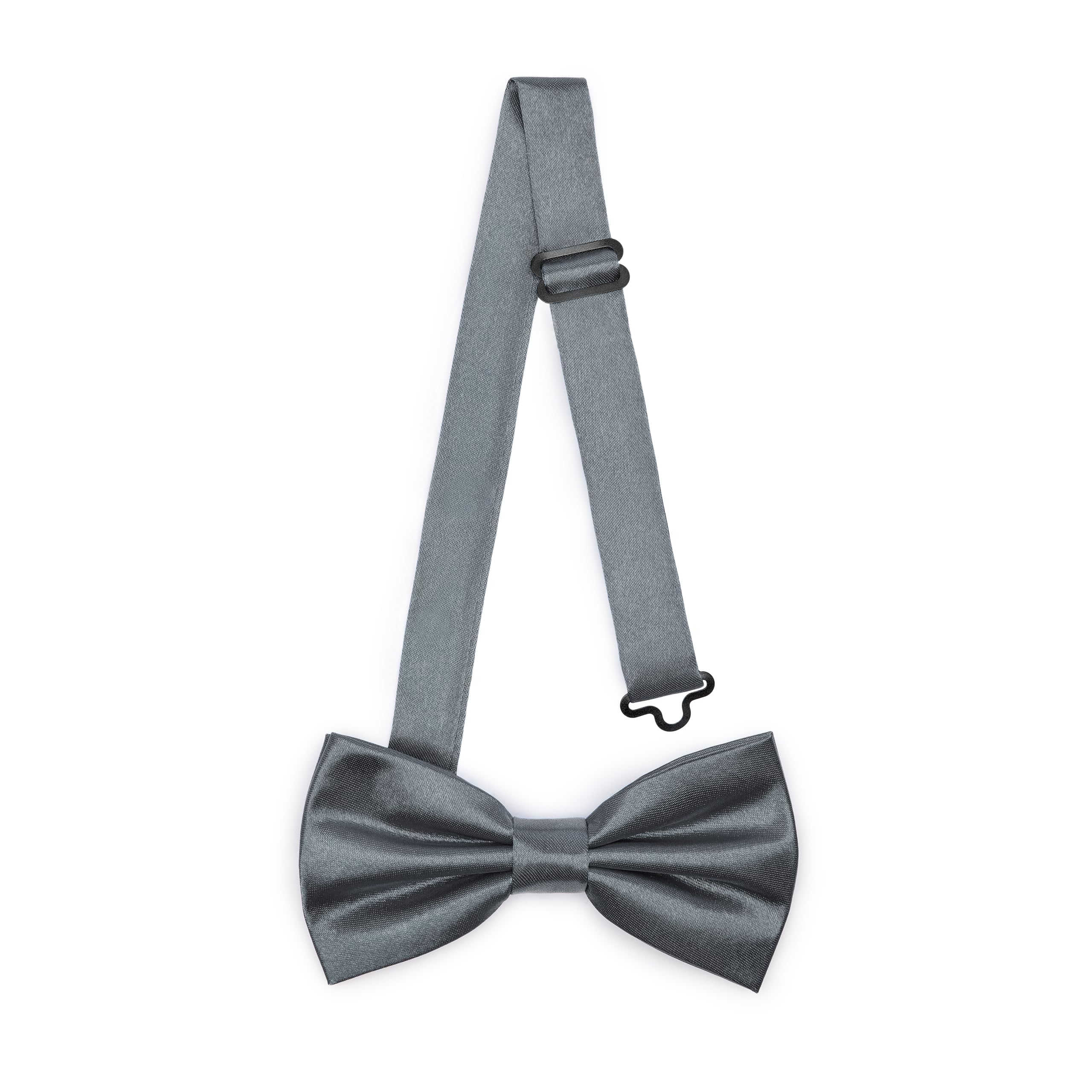 Ladeheid Elegante Herren Fliege - Hochwertig, Glänzend, Verstellbar, Perfekt für Hochzeit, Party, Büro. Ideal für Männer, Frauen, Teenager Größe 12cm x 6cm BMS