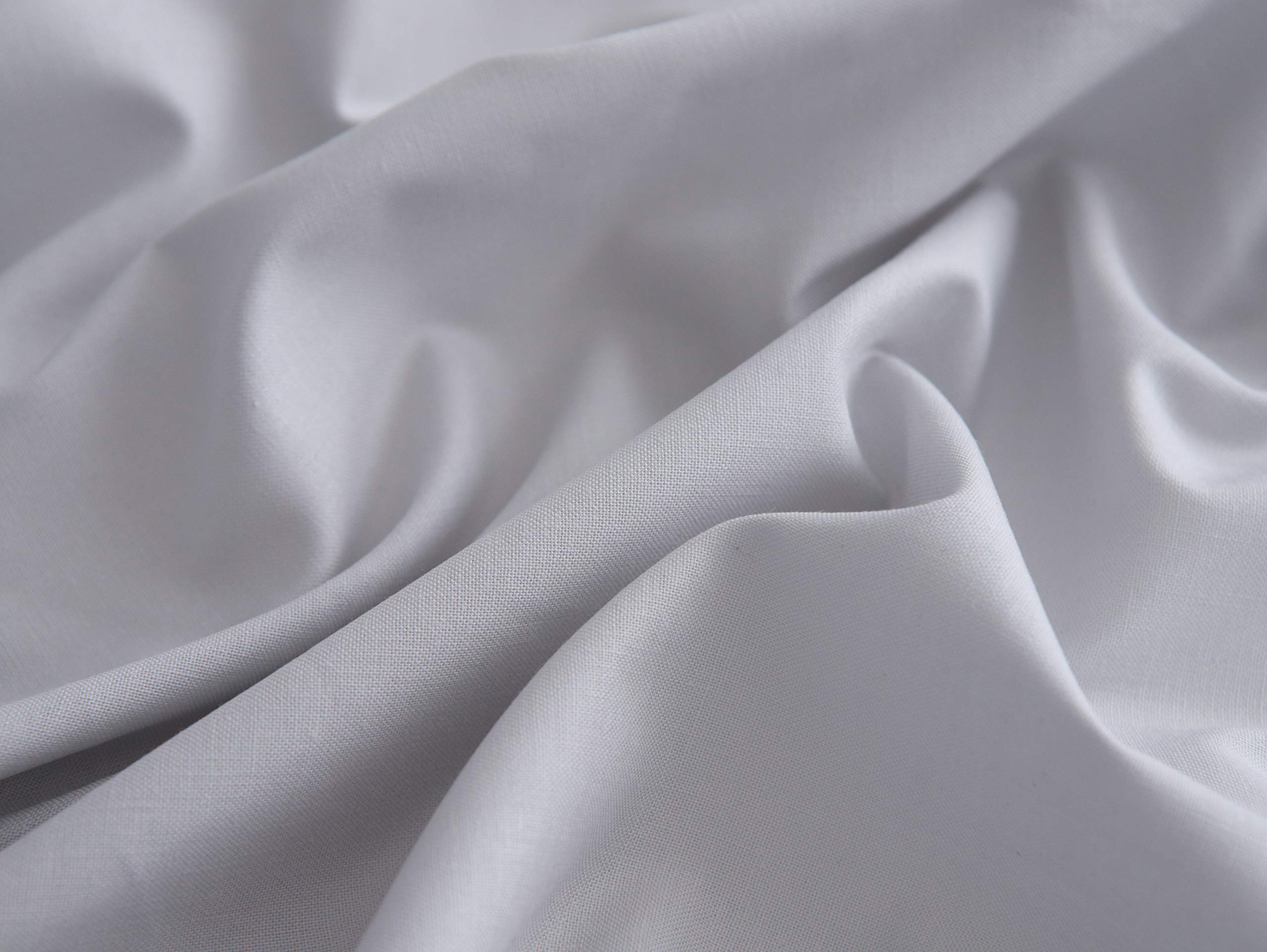 COTTONVILL 20COUNT Cotton Solid Quilting Fabric (3yard, 09-Dawn Blue)