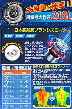 ✨新品 2025年モデル 42V超 大容量バッテリー ファン バッテリーセット Amazon.co.jp: 【2025年新登場 42V超高出力 40500mAh大容量