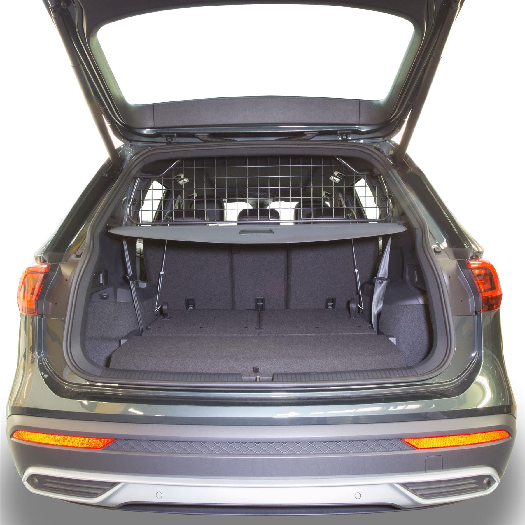 Travall Hundegitter für SEAT Tarraco 2018+, fahrzeugspezifisches Trenngitter für den Kofferraum aus Stahl, passgenau für sicheren Hundetransport