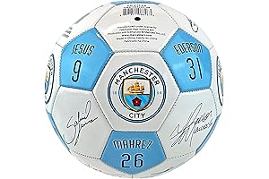 A City on a Giant Ball: Official Manchester City FC Soccer Ball