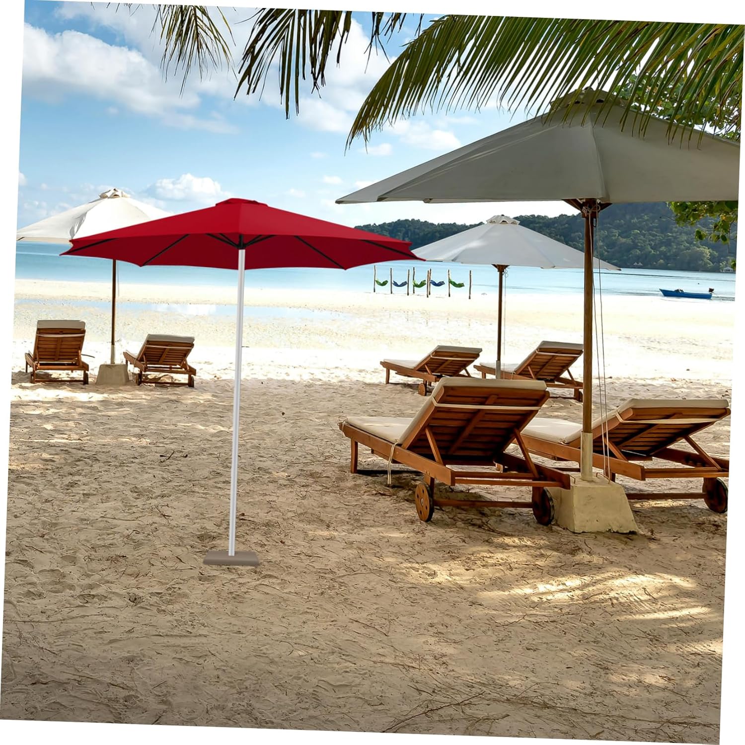 YARNOW Outdoor Patio Umbrella Replacement Canopy Fabric Sunshade Cover for Garden and Umbrellas Durable and Easily Replaceable for Extensive Coverage