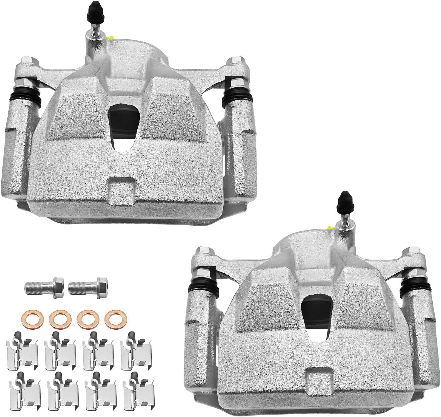 Front Disc Brake Caliper Assembly with Bracket Compatible with Lexus IS250 2006 2007 2008 2009 2010 2011 2012 2013 2014 2015 2.5L, 19-B3219 19-B3218 Driver and Passenger Side, 2-pc Set