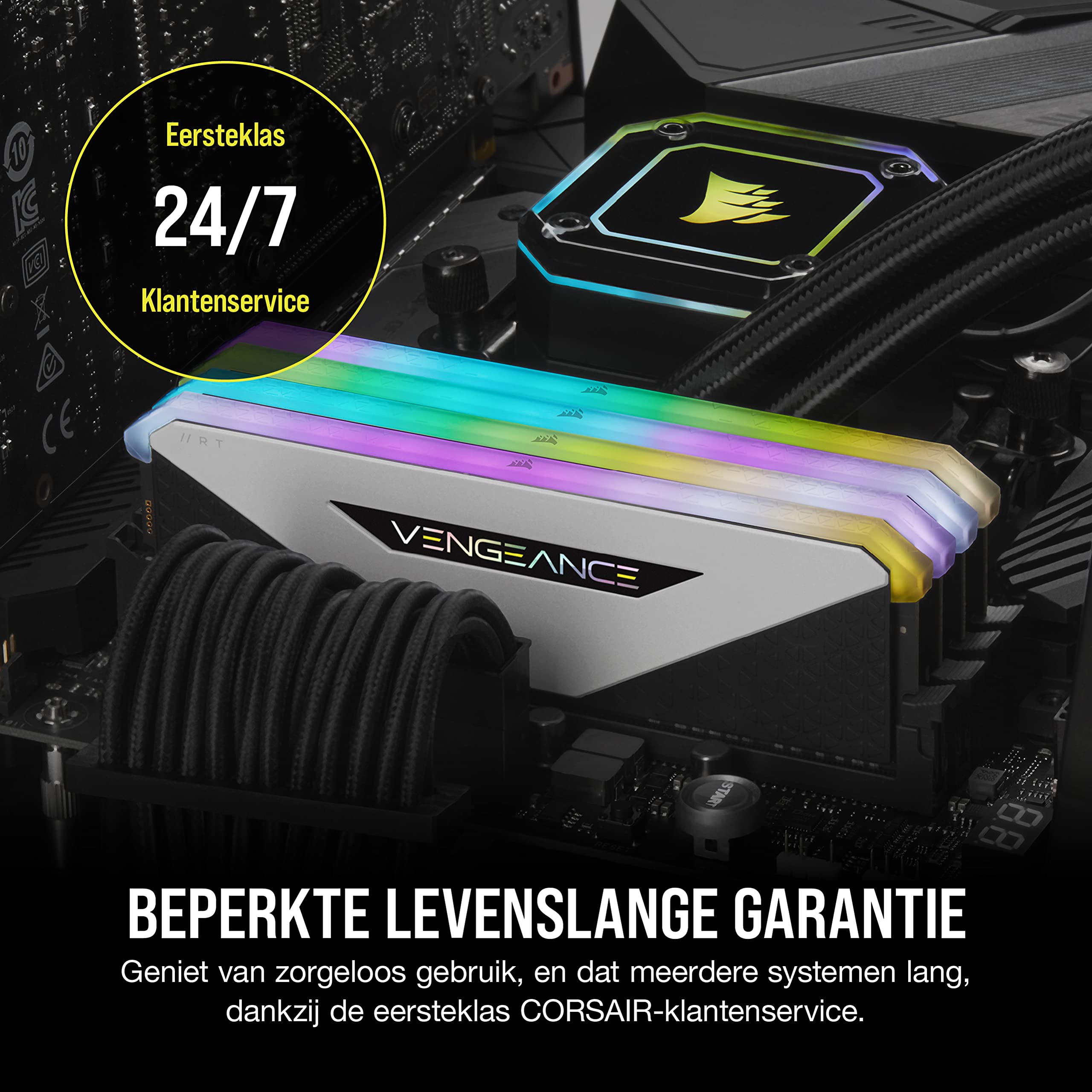 Corsair CMN16GX4M2Z3200C16W VENGEANCE RGB RT 16GB (2x8GB) DDR4 Tot