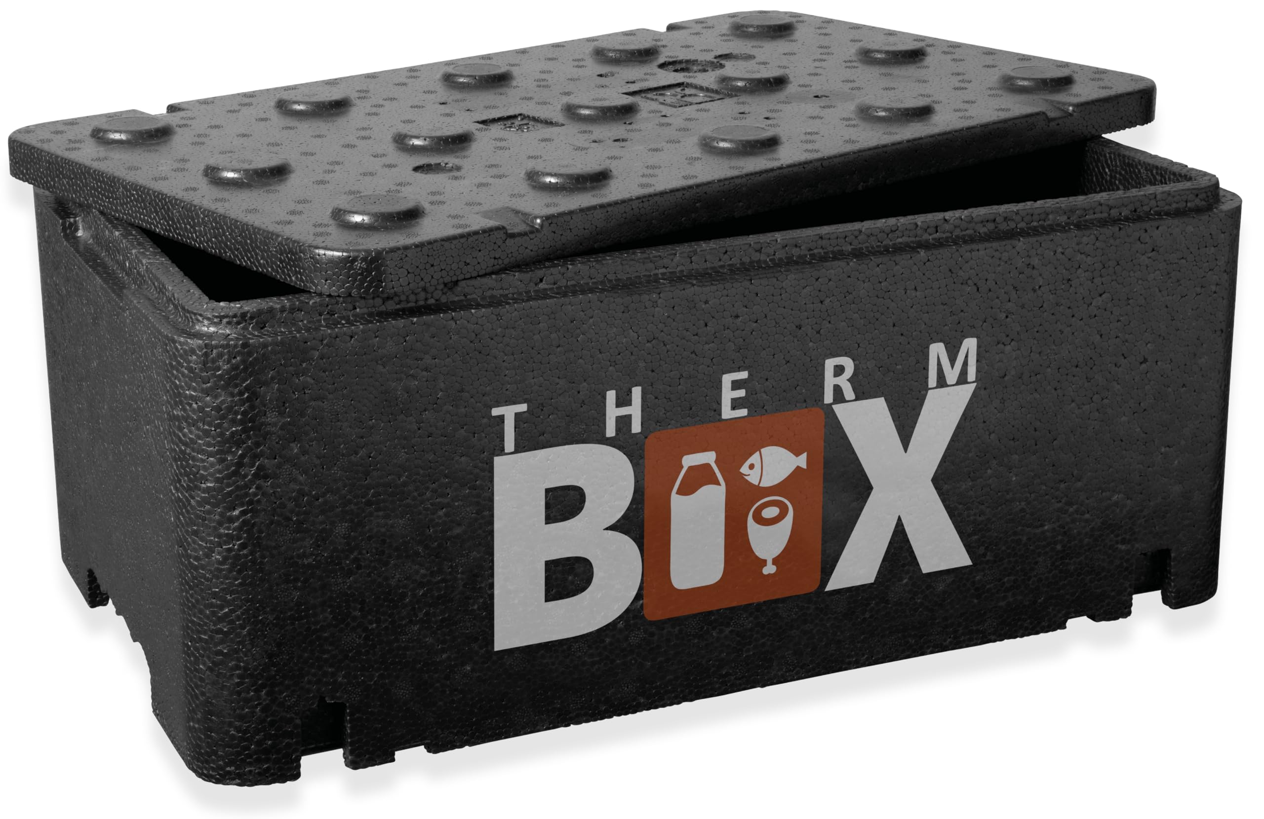 Therm Box Thermobox Medium Boîte Isolante de 20 litres Thermobox Keep Warm Box Cooler Styrofoam Box 20BL Intérieur : 45x25x17cm Réutilisable | Boîte isotherme réutilisable