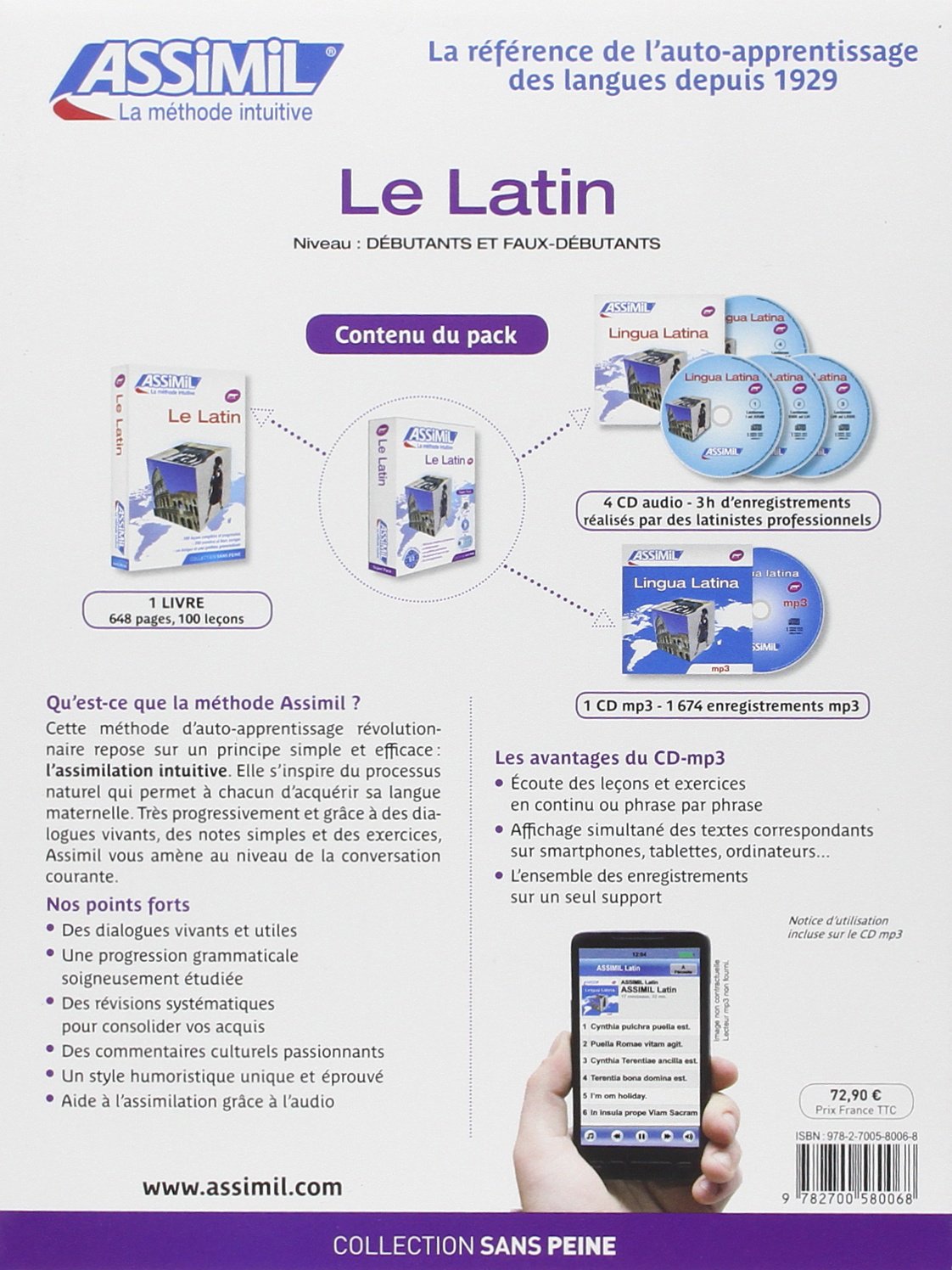 Le Latin: Avec CD mp3 (Senza sforzo)