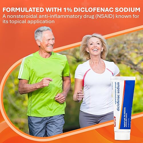 Miniatura 4 de Rugby Diclofenac Sodio 1% Gel tópico antiinflamatorio para aliviar el dolor de artritis - 3.53 oz