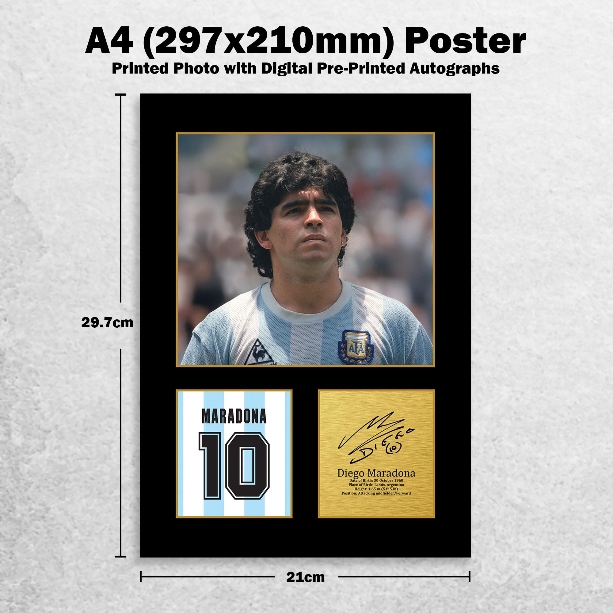 HWC Trading Diego Maradona Arjantin Hediyeleri Futbol Taraftarları