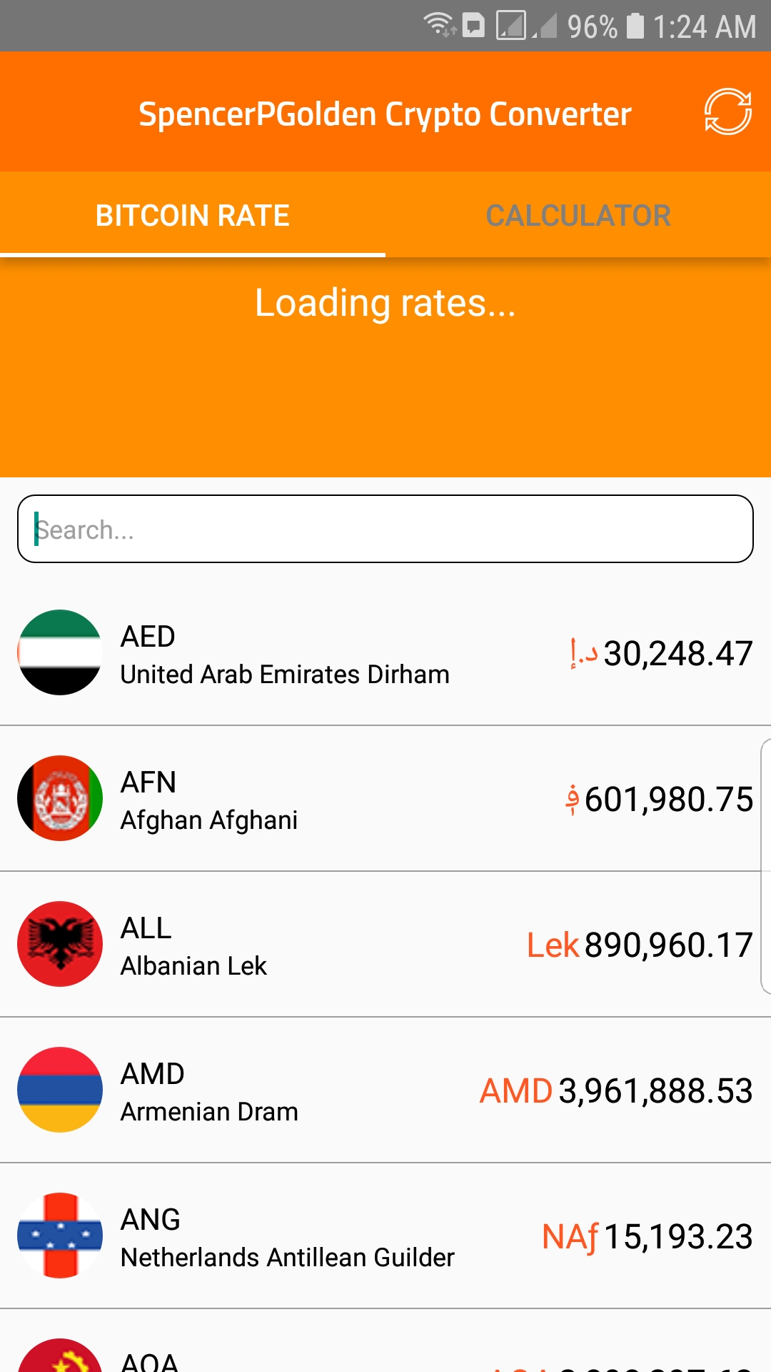 Spencer P Golden Crypto Converter - App on Amazon Appstore