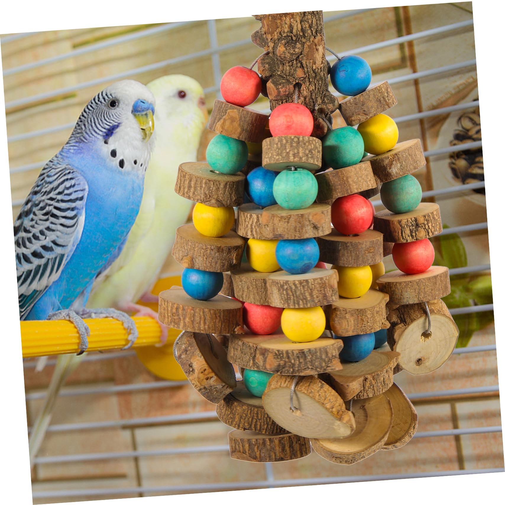Hängendes Vogelspielzeug für Nymphensittiche und Wellensittiche