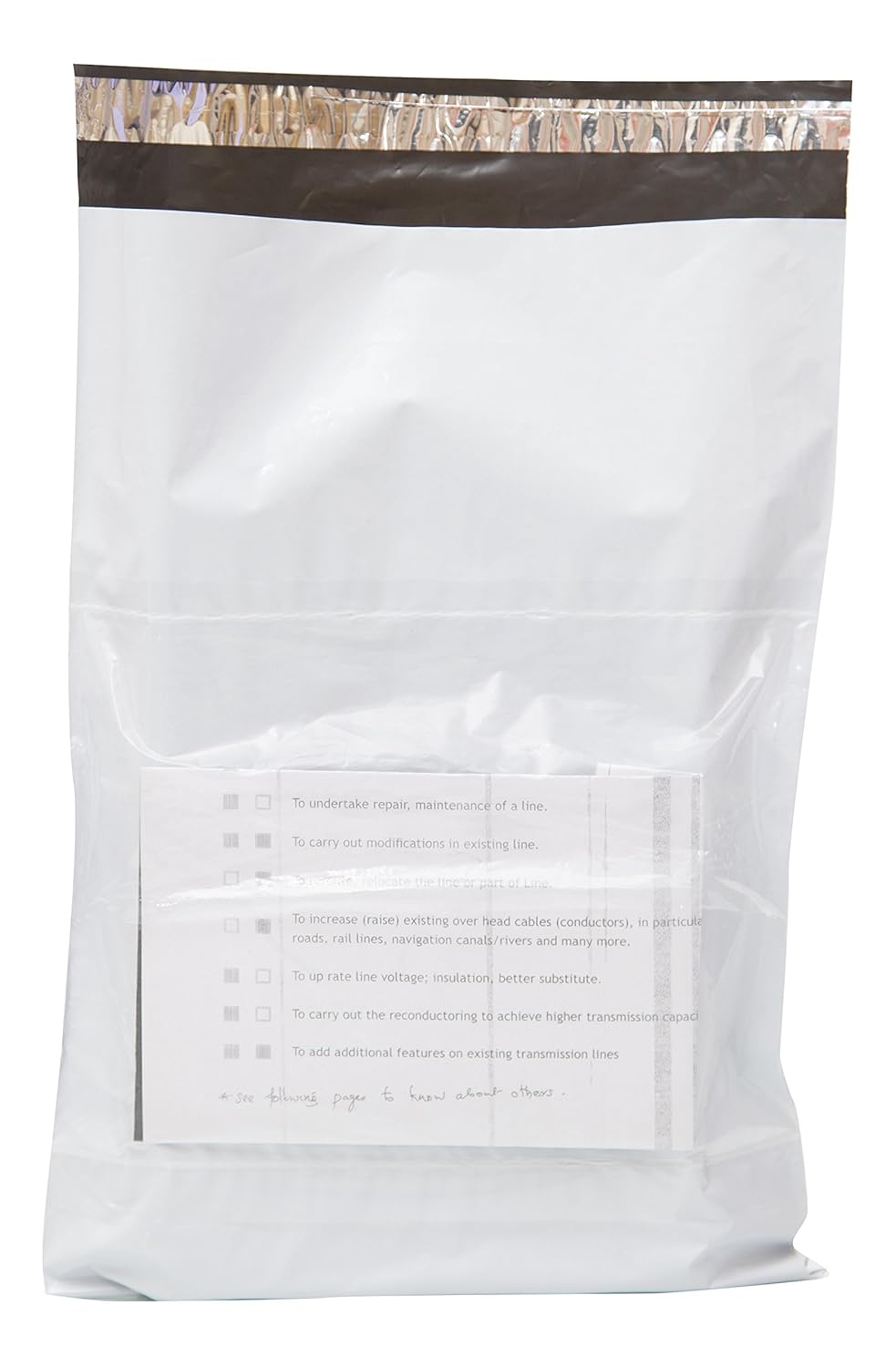 Qline Plain Security Tamper Proof Envelope Mailer, 100 Pieces, 8 x 10