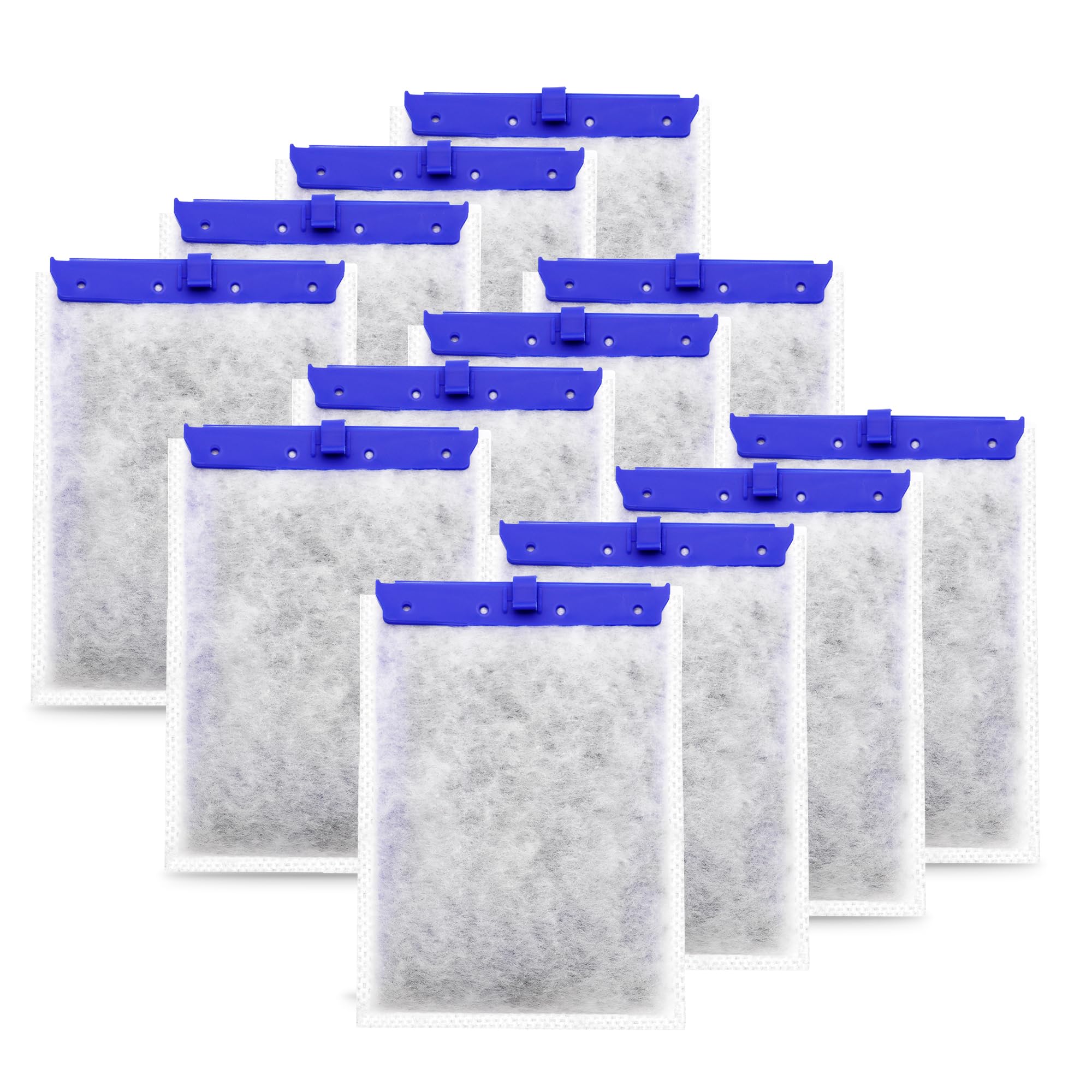 12 Pack Aquarium Filter Cartridge Compatible with Whisper Power Filters,Large Replacement Filter Cartridges for PF20/PF30/PF40/PF60