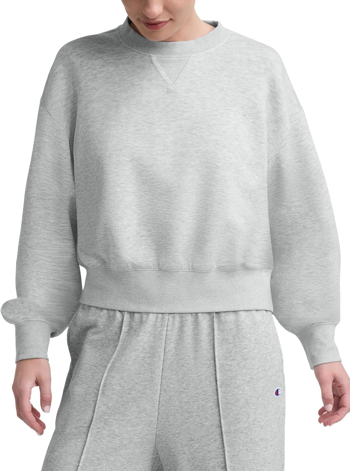 Champion Women's Endzone Crewneck Sweatshirt, Loose Fit