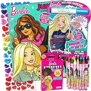 Barbie Coloring and Activity Book Bundle with Imagine Ink Coloring Book ...