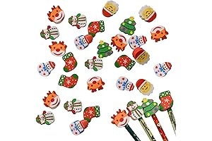 Jolly Christmas Erasers: A Festive Holiday Treat for Kids