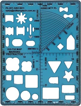 Map Marking Protractors
