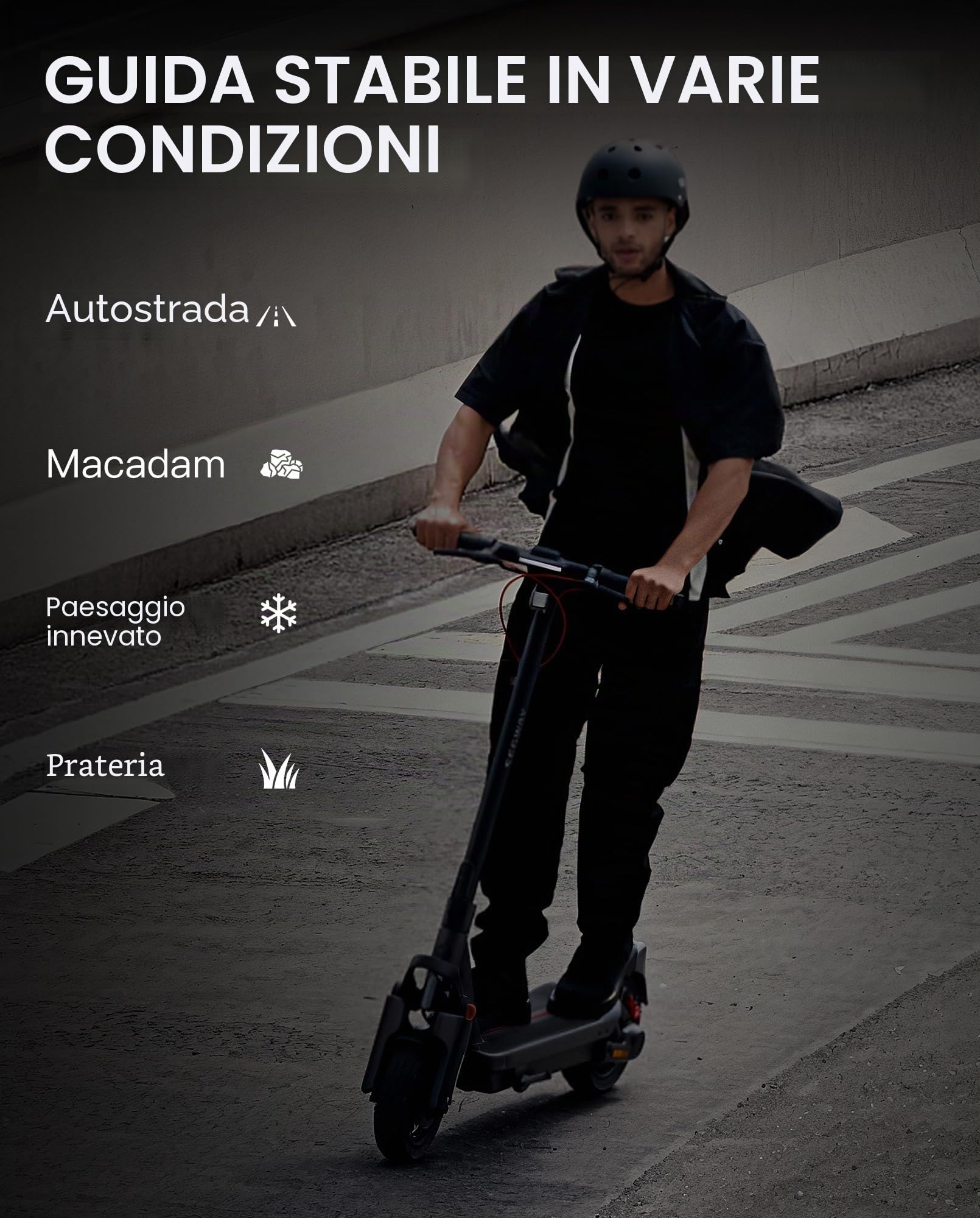 70/60-7.5 Pneumatici Jelly Compatibile con Segway Ninebot MAX G3 / G3E / G3D KickScooter Vuoto Outer Tyre 11 Pollice antiscivolo Tubeless Tyre Accessori Originali