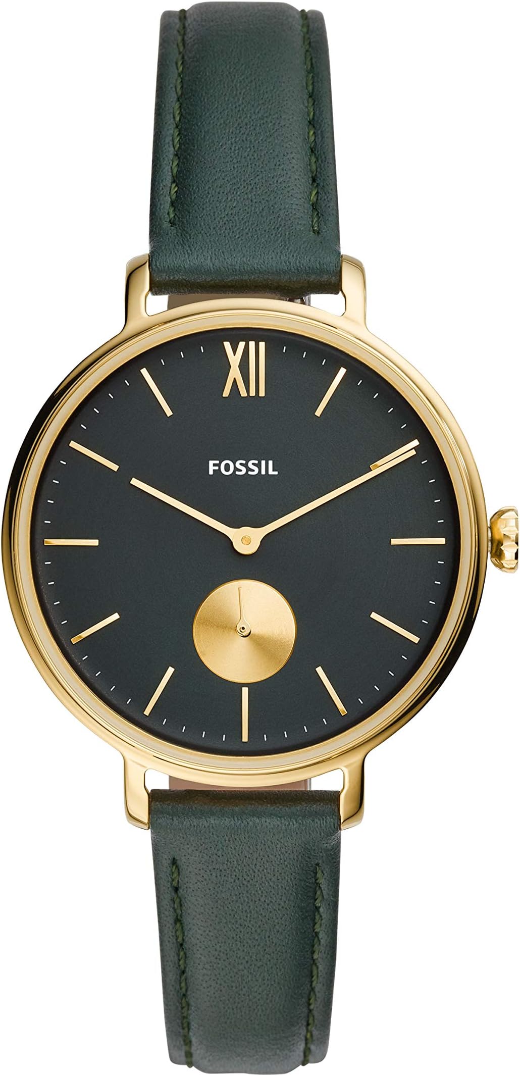 Fossil Women's Quartz Watch, Chronograph Display And Leather Strap - ES4662-1