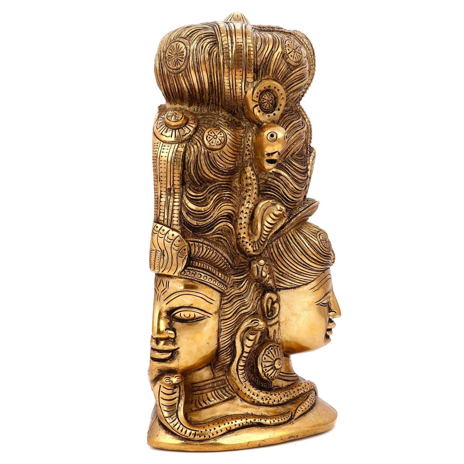 Amazon.co.jp: ヒンドゥー教の神女神三面シヴァ・パルヴァティ