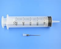 Vista 23 de 2 jeringas de cocina de 3.4 fl oz – Dispensador de pegamento de plástico de 100 cc con aguja, gran volumen para dispensar (3.4 fl oz-A)