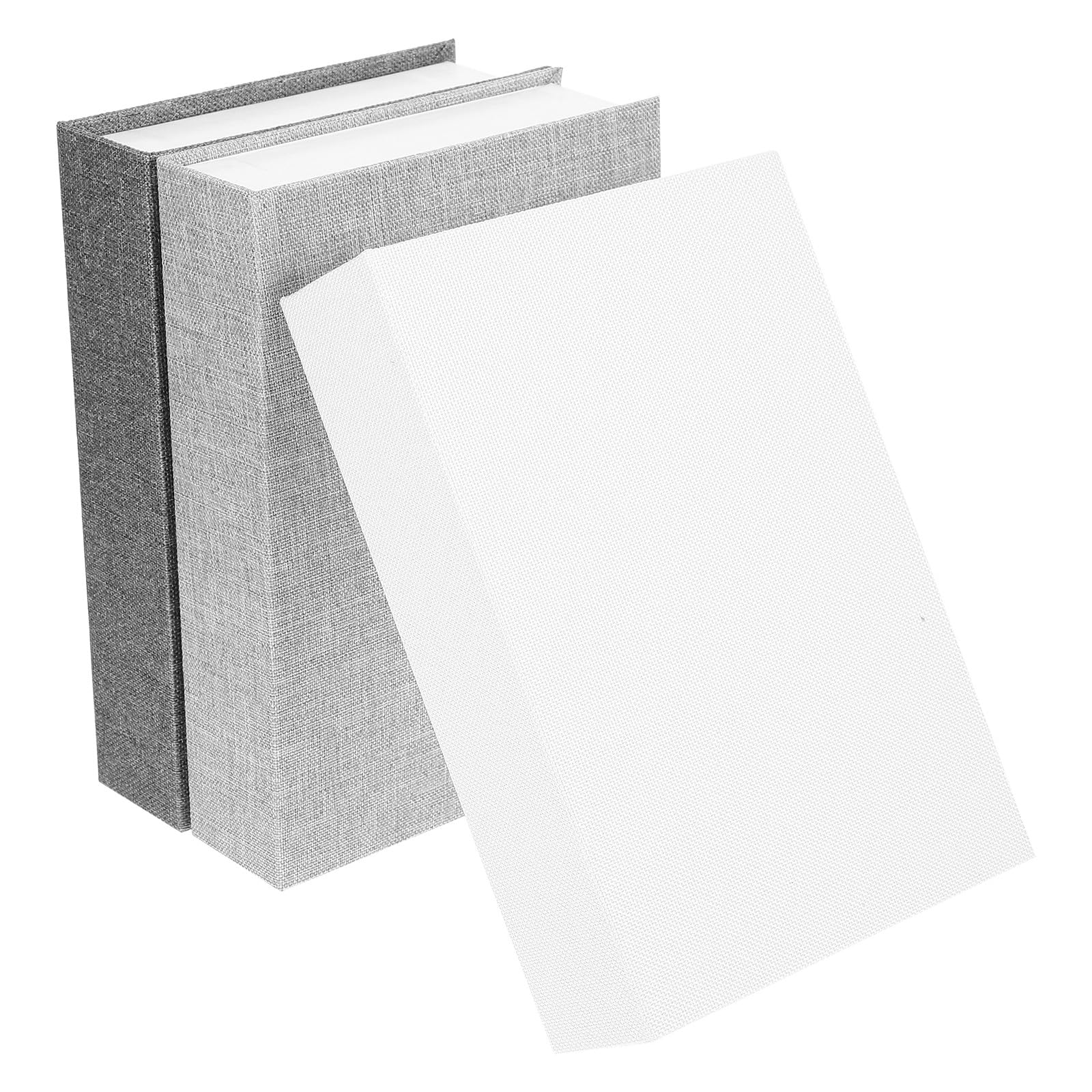 Boîtes de rangement livre Healvian en lin pour organiser le bureau avec style
