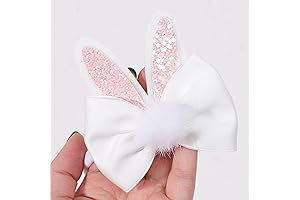 Adorable Bunny Ears & Bow Headband for Cherished Newborn Easter Moments