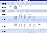 Vista 6 de Snow-Chains - Cadena de tracción de neumáticos de 1 minuto de ajuste rápido, fácil instalación, portátil, reutilizable, universal, cadena