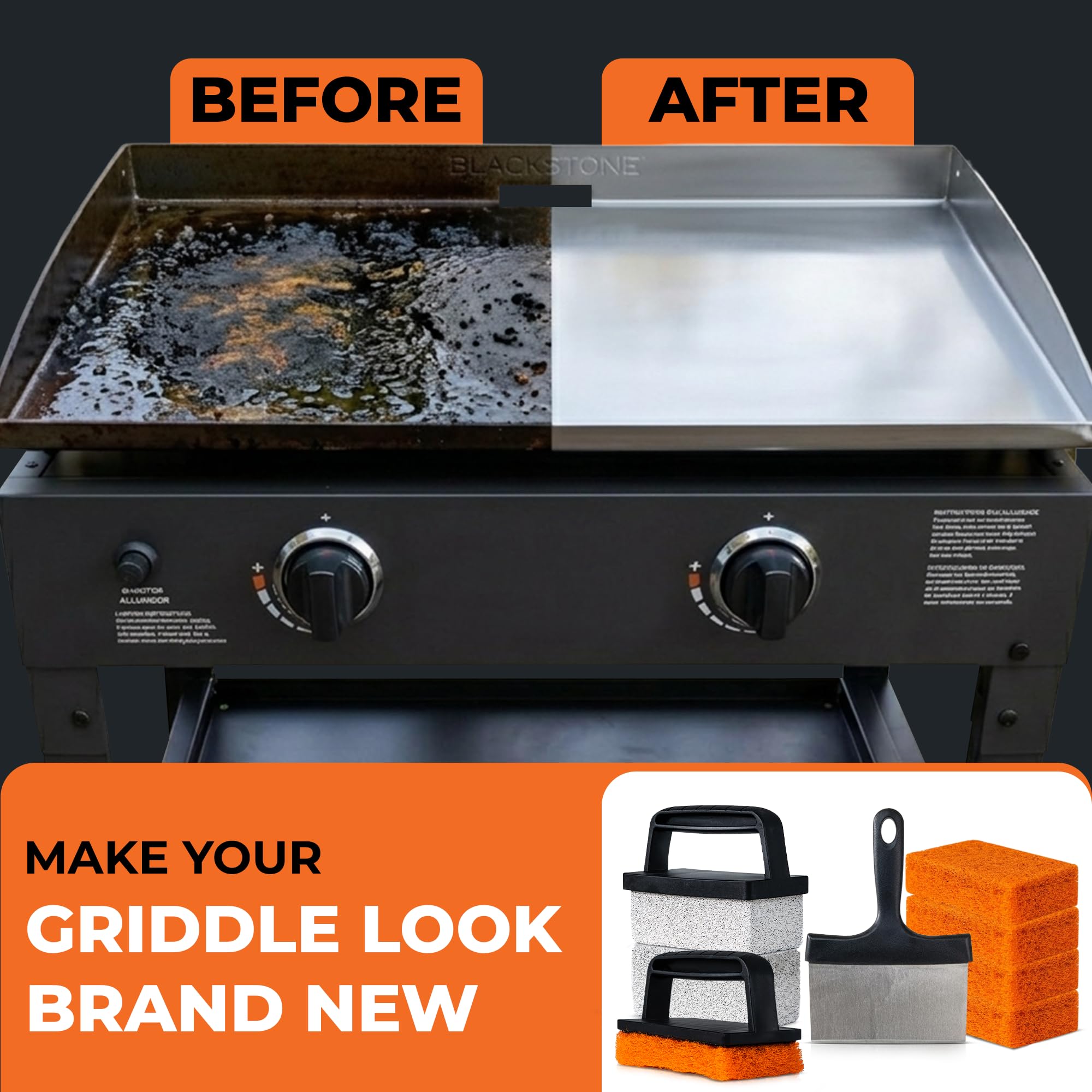 Griddle Buddy Kit de limpieza de plancha